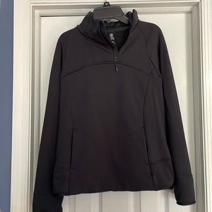 Mountain Hardwear Women's Frostzone 1/4 Zip Top dark grey. Size Women’s Medium